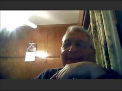 sweet grandpa likes my cock (just watching)