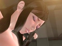 3D Brunette Girl by Black Guy