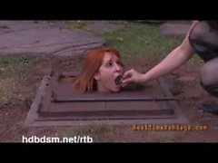 pissing outdoor redhead spanking bondage 