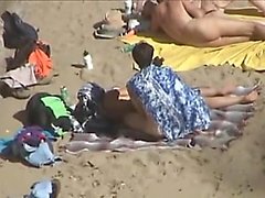 Two couple on the beach Mitzi from 1fuckdatecom