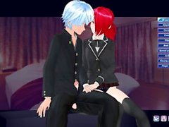 anime le rouge - tête de 3d hentai 