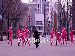mujer que asian niñas rosa gracioso japonés 