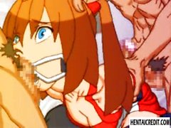 blowjob cum shot hentai oral sex 