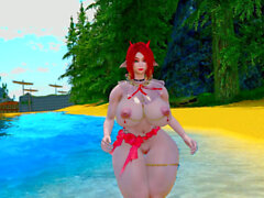 Skyrim mod, jiggly ass