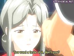 hentai anime cartoon facial titjob 