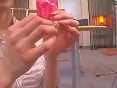 Japanese Teacher use condom to fuck but sucks out the cum | porn film  N1743875