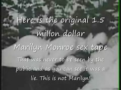 Marilyn Monroe 1.5 million dollar sex tape???