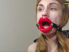 small tits blowjob webcam blonde piercing 