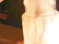 nice, closeup jo session with fleshlight and cumshot