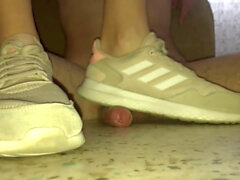 Sneakers, nylon feet crush plushie, feet socjs shoes workship