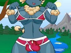 anime cartoon hentai-shemale pokemon hermaphrodite 