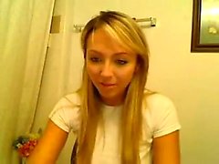amatööri tyttö blondi strip-tease webcam 