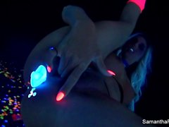 Samantha Saint's Blacklight Halloween