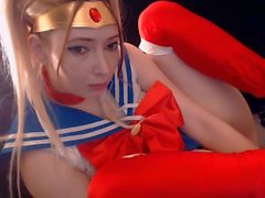 18 ans filles cosplay doigté 