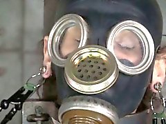 Gas masked sub gets shock treatment