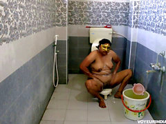 teyze bangladeşli banyo hint düz 