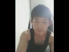 asiatique coréenne solo fait à la poitrine poilue cock webcam webcam webcam show wanking jerking amateur 