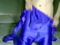 Zentai sex blue, zentai sex, japanese mutual masturbation