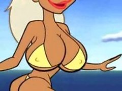 anime beach bikini 