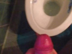 masturbación pajero wc 