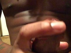 Black Cum Masturbation - Jerking off my BIG BLACK COCK | porn film N6284450