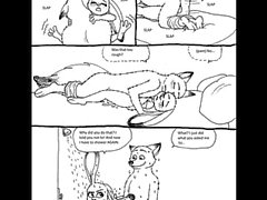 anime peludo - yiff de reanimação peludo desenho animado buceta lambendo 