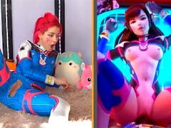 dva overwatch overwatch dva cosplay overwatch cosplay video 