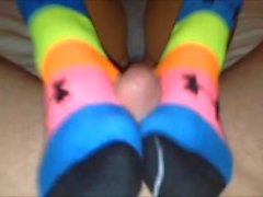çorap sockjob bir çorap - görev footjob - kısa çoraplar 